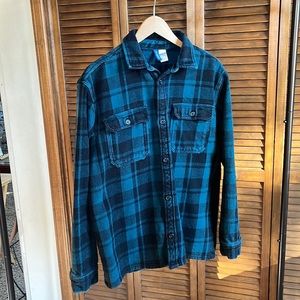 H&M Cotton Plaid Button Down